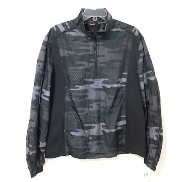 𝅺DKNY Active 1/4 Zip Pullover Windbreaker Jacket - Picture 1 of 8